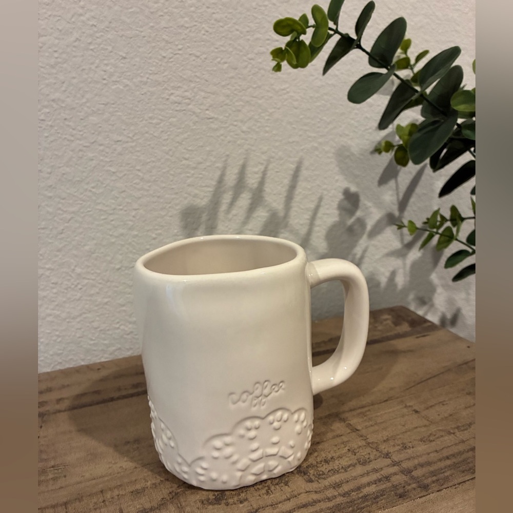 Rae Dunn lace “coffee” mug.